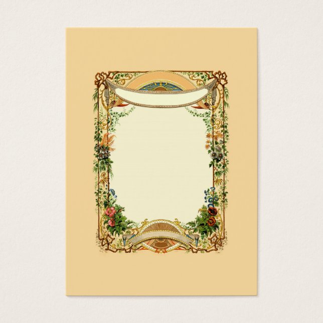 Bonito Vintage Floral Trellis Design (Frente)