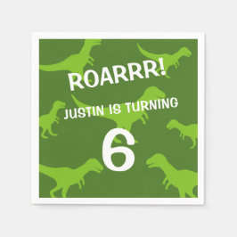 Bonitos guardanapos de Festa de aniversário do din