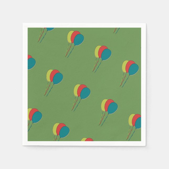 Bonitos guardanapos de papel para a sua festa! (Frente)