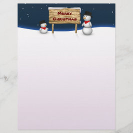 Bonitos Snowmen desejando Feliz Natal