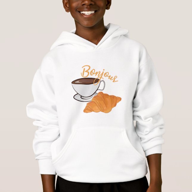 Bonjour Croissant Coffee Breakfast - Café Francês (Frente)