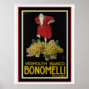 Bonomelli 12 x poster 16 por Leonetto Cappiello