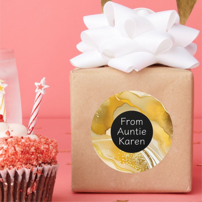 Bons adesivos de Natal personalizados (Festa)