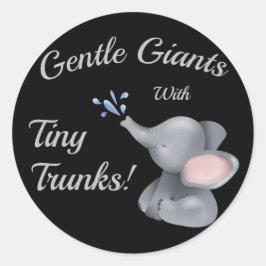 "Bons adesivos para crianças elefantes
