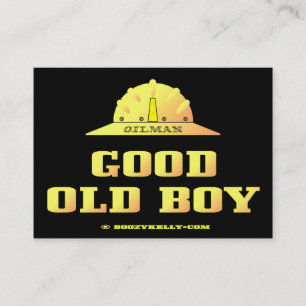 Bons cartões de visitas velhos do menino