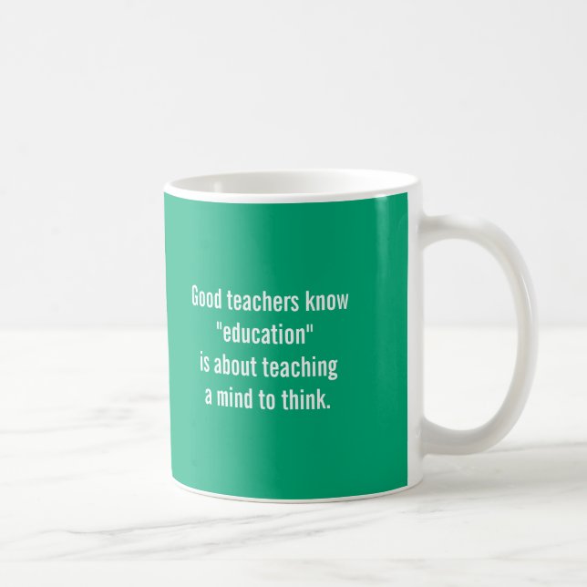 Bons Professores Conhecem Caneca de Café (Direita)