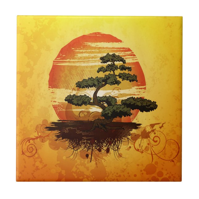 Bonsai Tree Sunset (Frente)