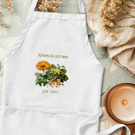 Bontade Herbal Ano de Fundação Avental de Cozinha