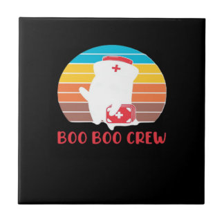 Boo Boo Crew Nurse Funny Ghost Halloween Classic T