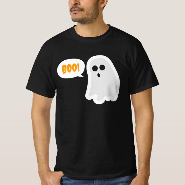 BOO! Camiseta Ghost Halloween Bonita (Frente)