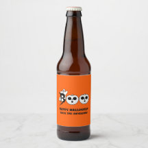 BOO! Conjunto de Rótulos do Frasco da Cerveja Fant