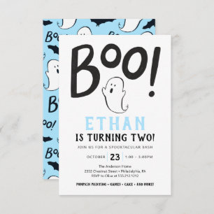 Boo! Convite para o Dia das Bruxas da Segunda Fest