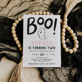 Boo! Convite para o Dia das Bruxas da Segunda Fest