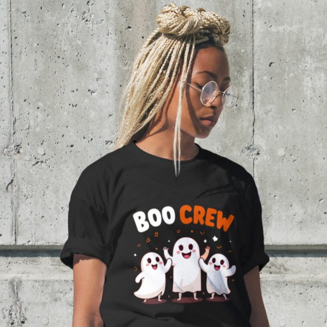 Boo Crew Engraçado Camisetas de Mães do Dia das Br (Criador carregado)