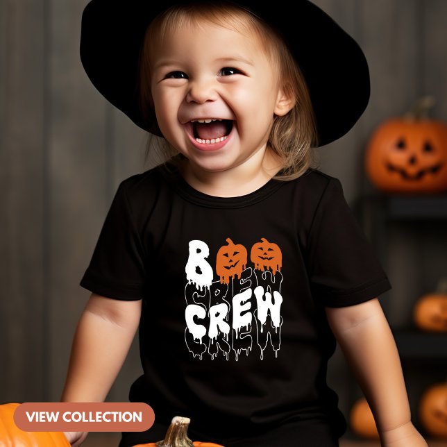 Boo Crew Halloween Camisetas Combinando Família Cr (Criador carregado)