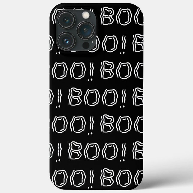 Boo Fantástico! Capas de iphone de gabinete (Verso)