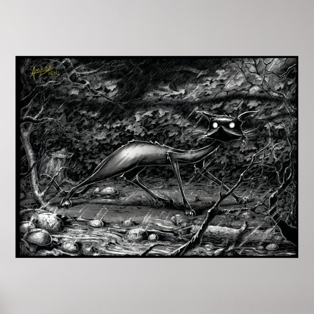 Boo Gatinho capturado num Poster de tempestade rel (Frente)