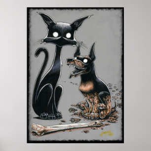 Boo Gatinho faz um Poster Buddy