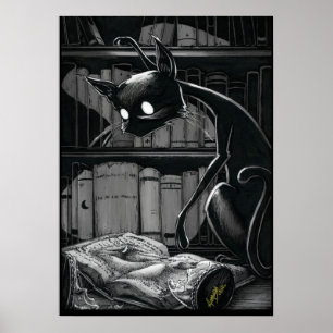 Boo Gatinho Lê a Duna Poster