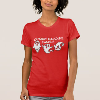 Boo-gie Spooky Engraçado Fantasmas Jam Camisetas H