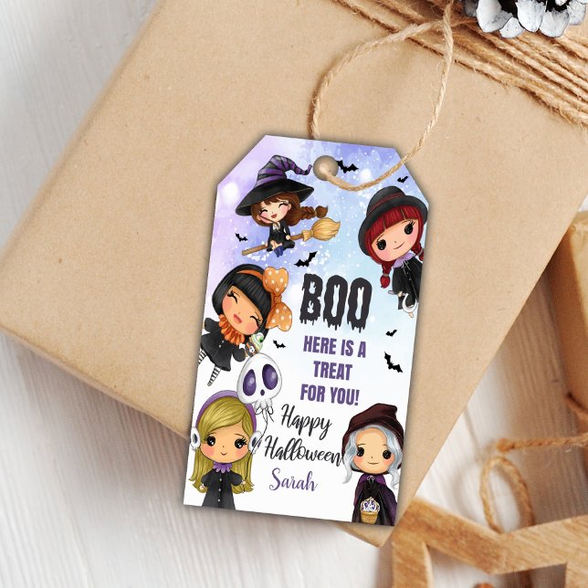 Boo Halloween - Etiquetas de presentes (BOO Halloween Gift Tags)