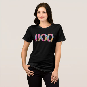 Boo! Halloween T-Shirt Disparou Saudações Infelize