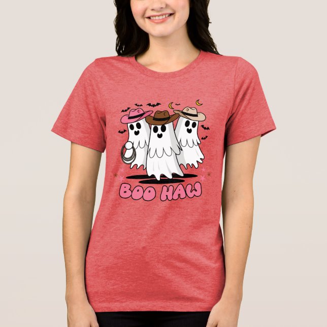Boo Haw Cowboy Ghost Trio Halloween (Frente)