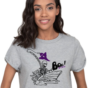 Boo Meu Pega Halloween Pescar Minimalista