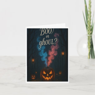 Boo ou Ghoul Halloween Surgem Convite
