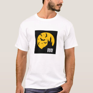 "BOO" personalizado! Camisa de Halloween do Castel