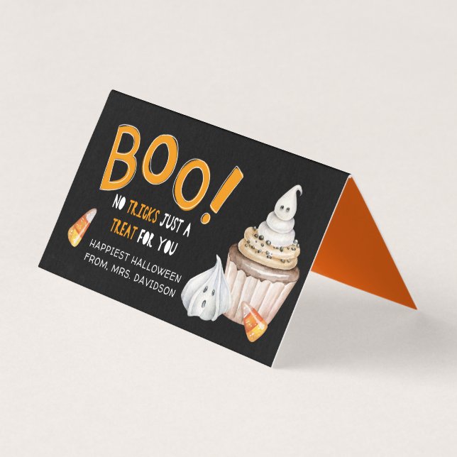 Boo Um Tratado Para Você | Ghost Halloween Treats (Frente)