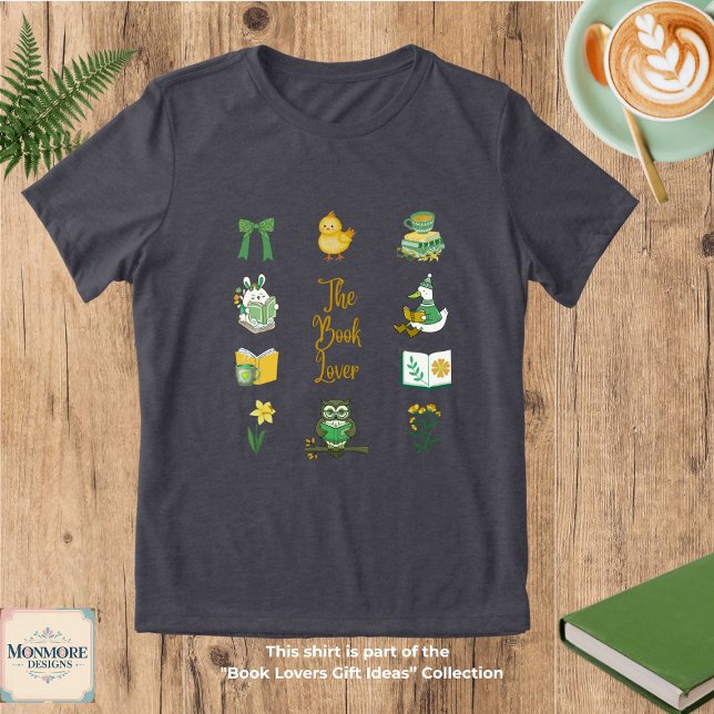 Book Lover Spring Edition Tri-Blend Shirt (Criador carregado)