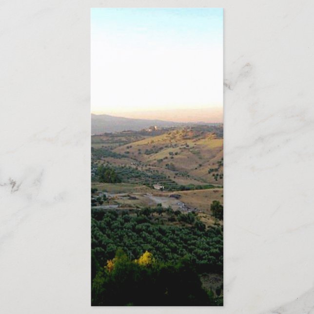 Bookmark de Foto e Escritura para Itália do dia de (Frente)