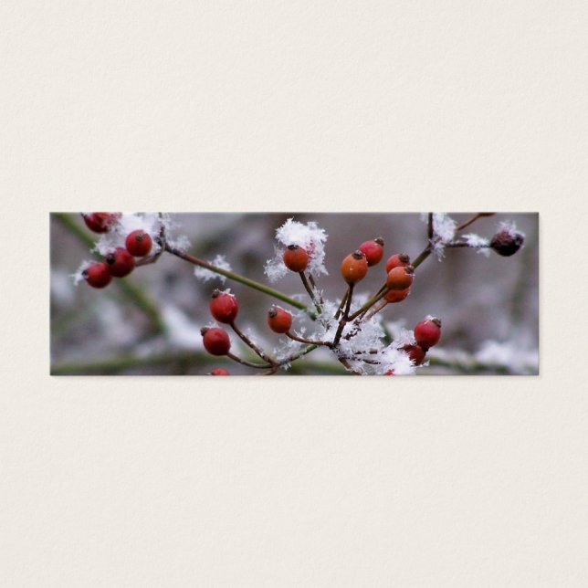 Bookmark Winter Berries (Frente)