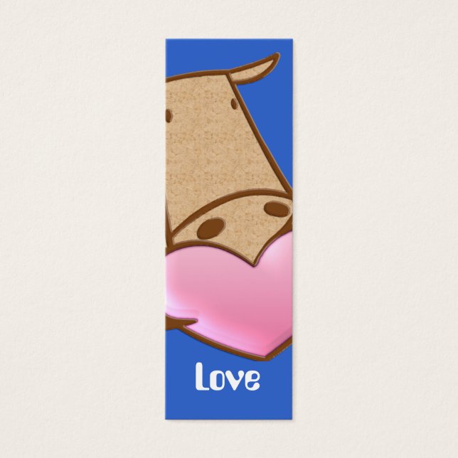 Bookmarks de Cow Amor (Frente)