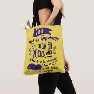 Books Comprar Felicidade Cotação Tote Bag