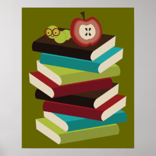 Bookworm Poster para Leitura
