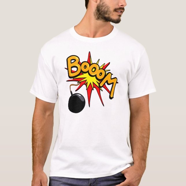 Boom! Camiseta engraçada (Frente)