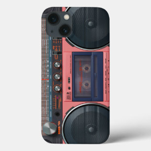 Boombox Ghettoblaster capas de iphone retrorreflec