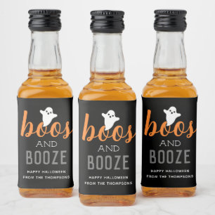 Boos e Booze Laranja e Dia das Bruxas Negras