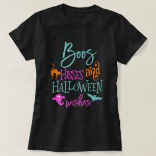 Boos Hisses e Halloween desejam camiseta