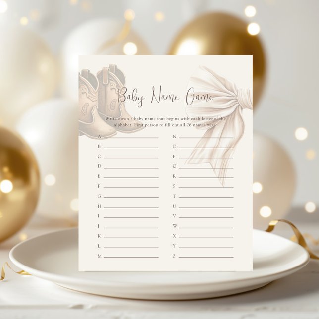 Boot Boot Ou Arcos Gênero Revele Jogo Nome Do Bebê (Criador carregado)