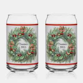 Boot Wreath Soda Glass