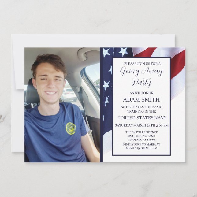 Bootcamp nos EUA saindo do Convite de festas (Frente)