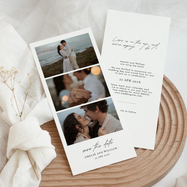 Booth de Fotografia Salvar Data, Convite para Fita (Criador carregado)