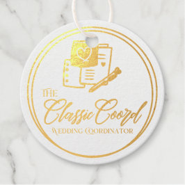 Boots and Bubbly Bridal Shower Foil Favor Tags