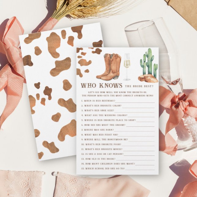 Boots & Bubble Quem conhece melhor a noiva (Criador carregado)