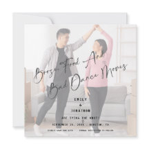 Booze Comida Má Dança Move A Foto Salvar A Data