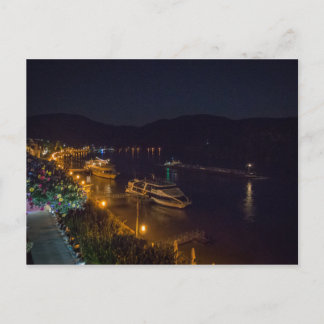 Boppard à noite - cartão postal
