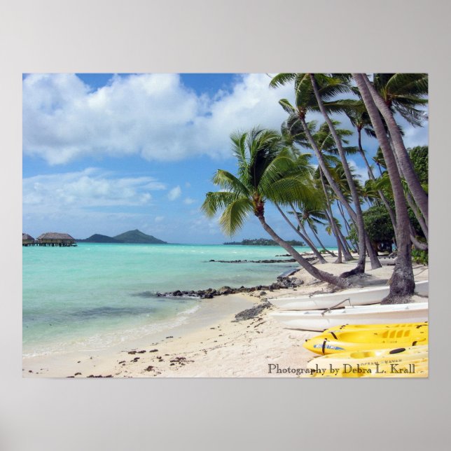 Bora Bora Beach Poster (Frente)